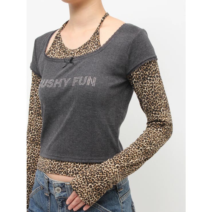 レイヤードライクホルターネックトップス | jouetie | 詳細画像17 