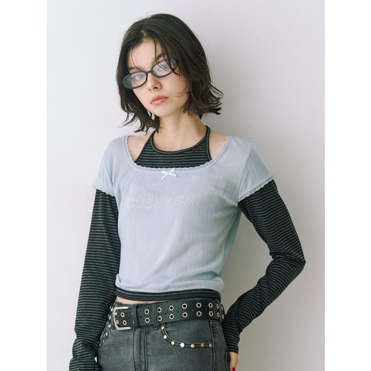 レイヤードライクホルターネックトップス | jouetie | 詳細画像8 