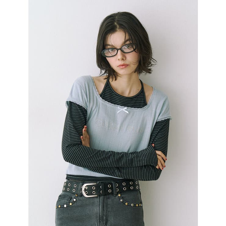 レイヤードライクホルターネックトップス | jouetie | 詳細画像9 