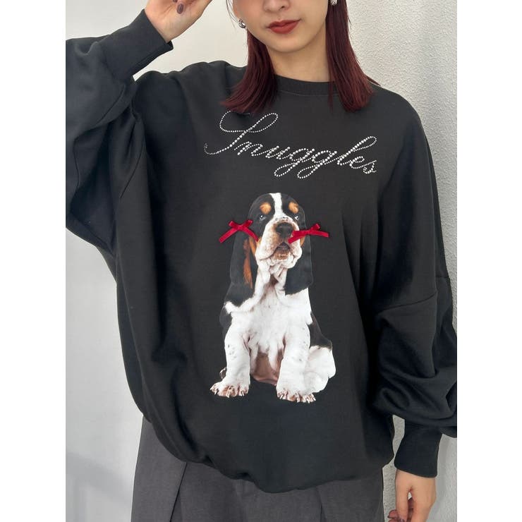 DOGプリントプルオーバー | jouetie | 詳細画像11 