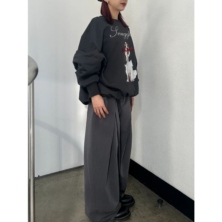 DOGプリントプルオーバー | jouetie | 詳細画像13 