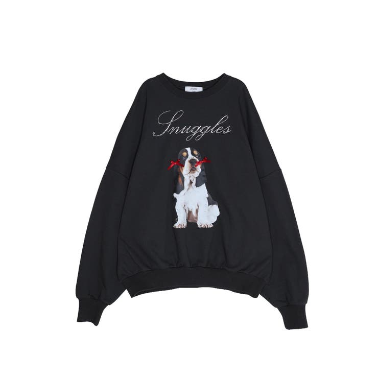 DOGプリントプルオーバー | jouetie | 詳細画像14 