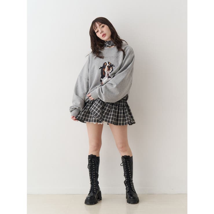 DOGプリントプルオーバー | jouetie | 詳細画像7 