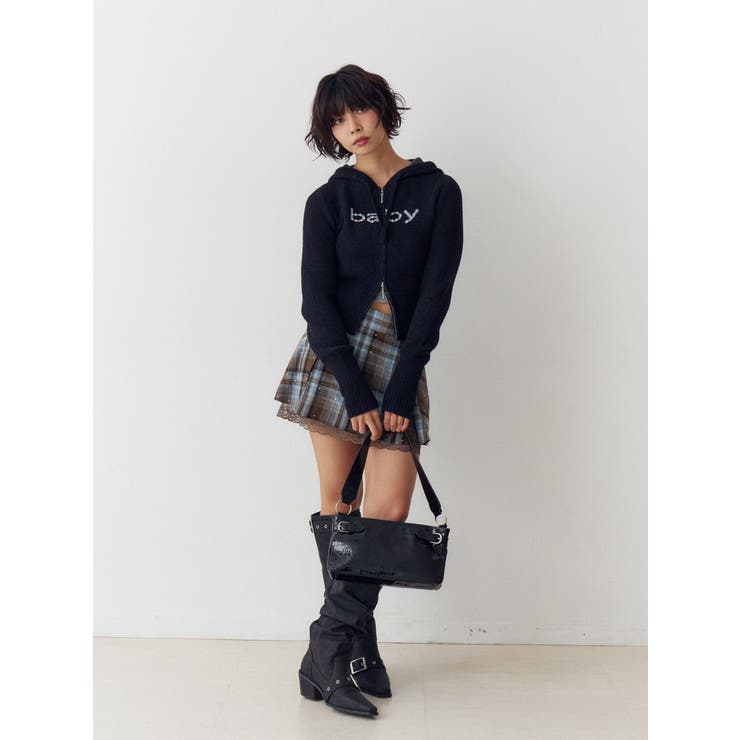 ビジューロゴジップコンパクトフーディ | jouetie | 詳細画像10 