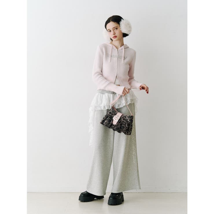 ビジューロゴジップコンパクトフーディ | jouetie | 詳細画像17 