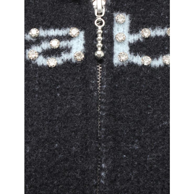 ビジューロゴジップコンパクトフーディ | jouetie | 詳細画像27 