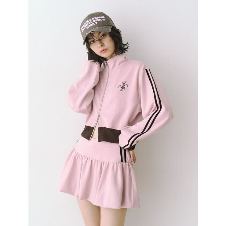 バイカラートラックジャケット【セットアップ対応】 | jouetie | 詳細画像13 