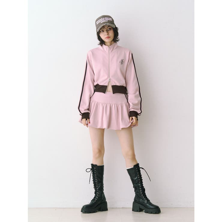 バイカラートラックジャケット【セットアップ対応】 | jouetie | 詳細画像16 