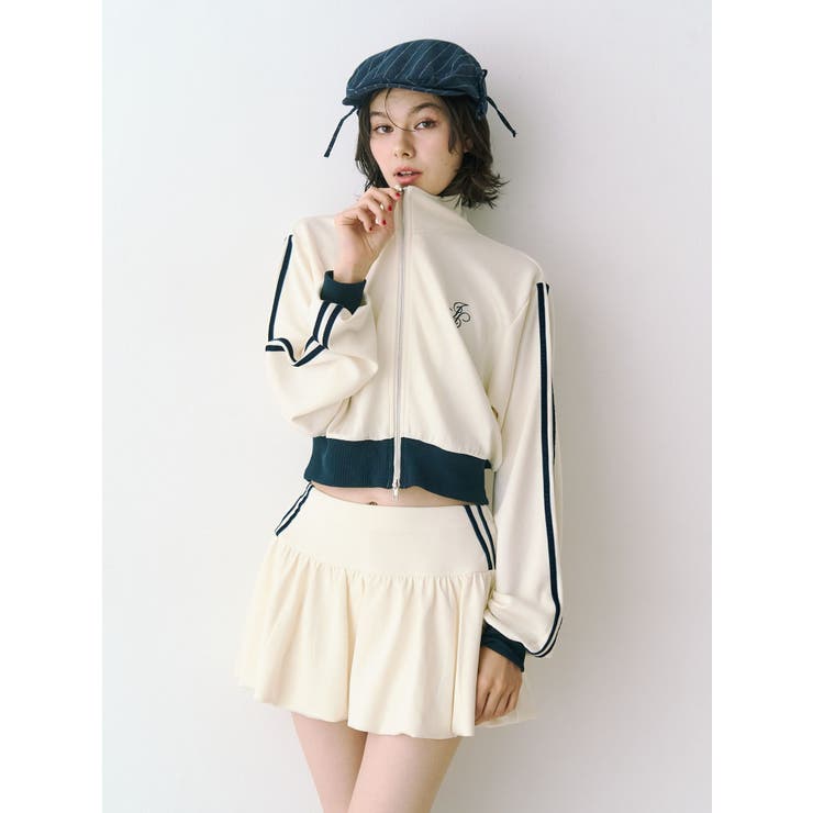 バイカラートラックジャケット【セットアップ対応】 | jouetie | 詳細画像3 