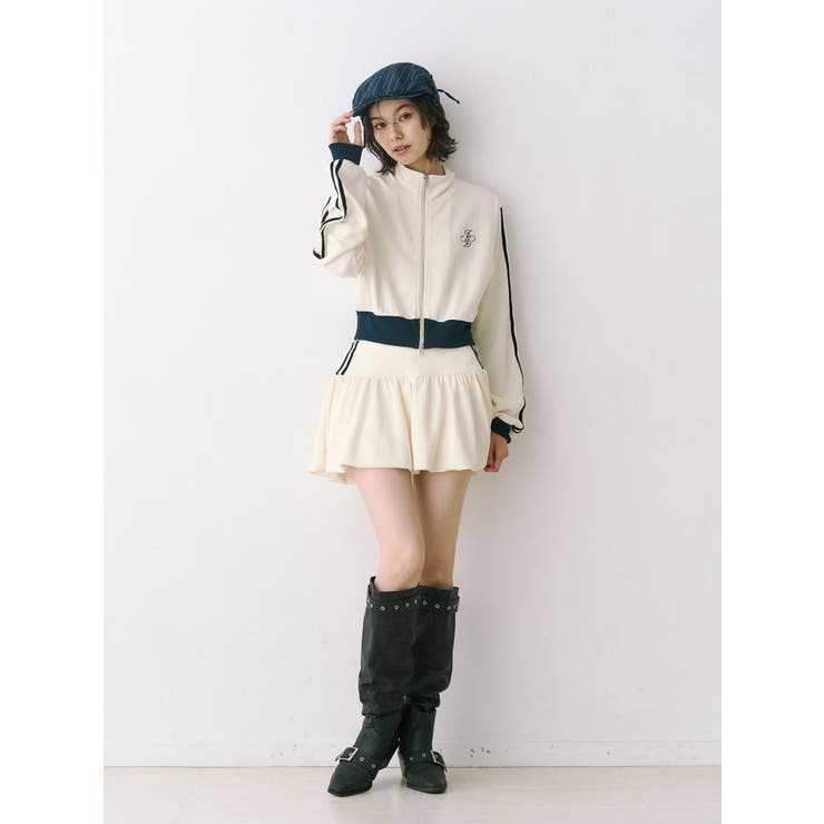 バイカラートラックジャケット【セットアップ対応】 | jouetie | 詳細画像6 