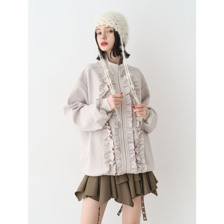 フリルトラックジャケット【セットアップ対応】 | jouetie | 詳細画像8 