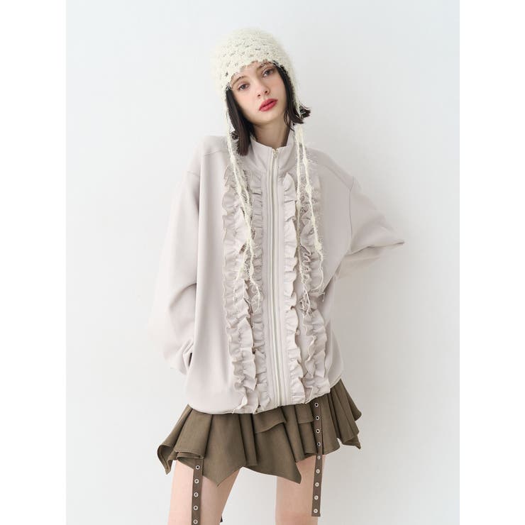 フリルトラックジャケット【セットアップ対応】 | jouetie | 詳細画像9 