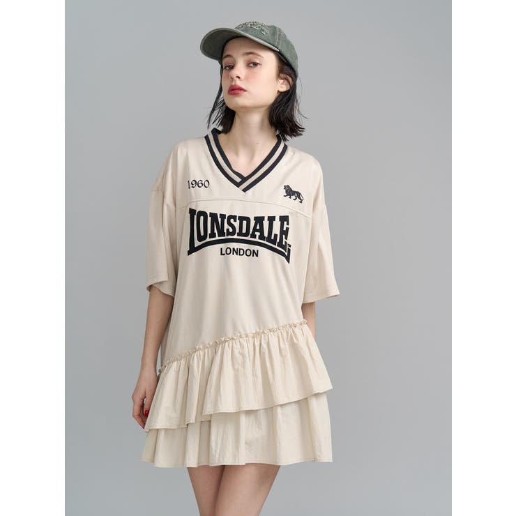 LONSDALE×jouetie】ユニフォームワンピース[品番：MKSW0069085