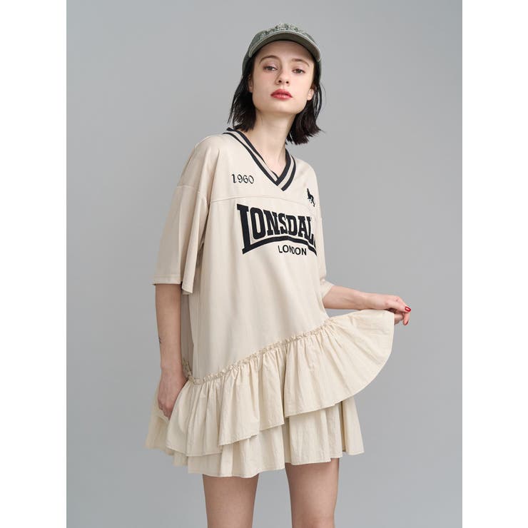LONSDALE×jouetie】ユニフォームワンピース[品番：MKSW0069085