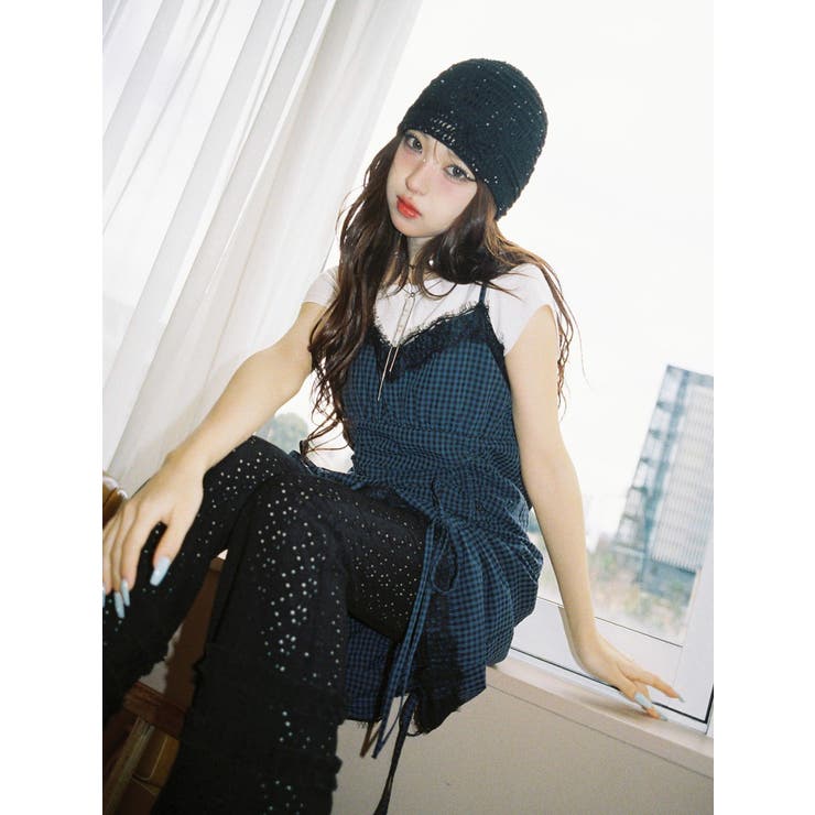 【MINAMI×jouetie】シャーリングキャミワンピース | jouetie | 詳細画像1 