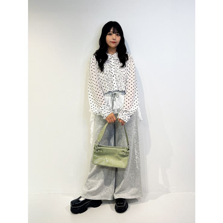 シアーフリルショートブラウス | jouetie | 詳細画像15 