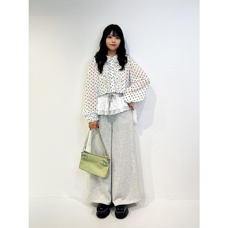 シアーフリルショートブラウス | jouetie | 詳細画像16 