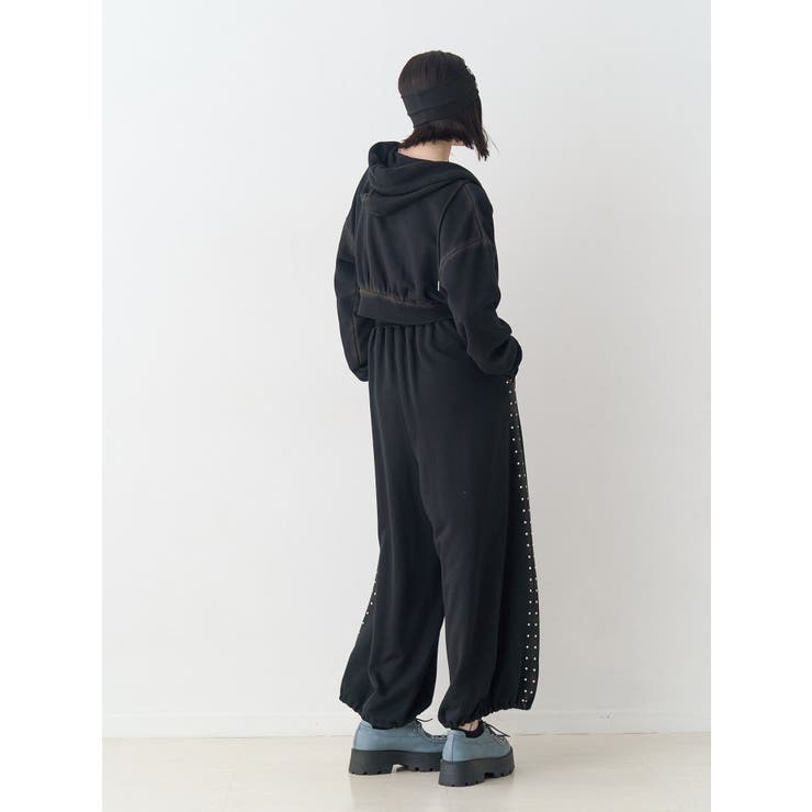 バレルレッグルーズスタッズパンツ【セットアップ対応】 | jouetie | 詳細画像11 