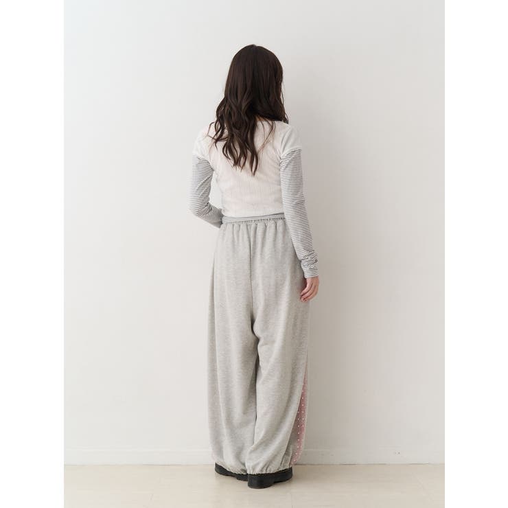 バレルレッグルーズスタッズパンツ【セットアップ対応】 | jouetie | 詳細画像14 