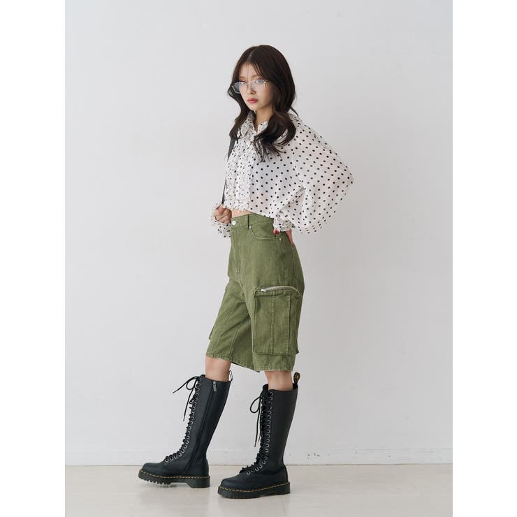 カーゴカプリパンツ | jouetie | 詳細画像5 