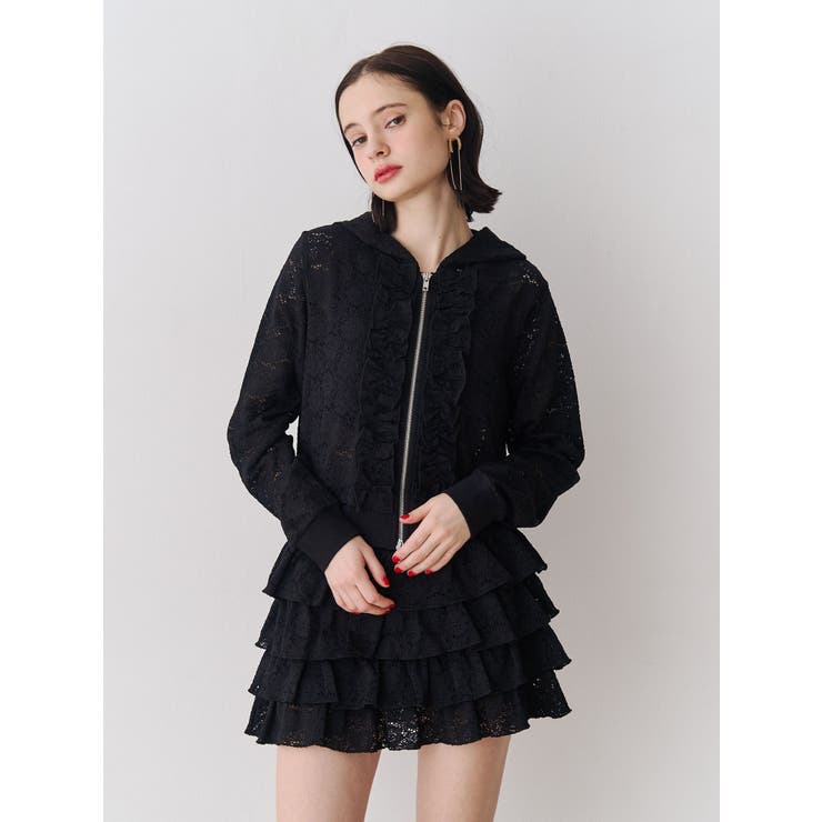 レースティアードミニスカート【セットアップ対応】 | jouetie | 詳細画像16 