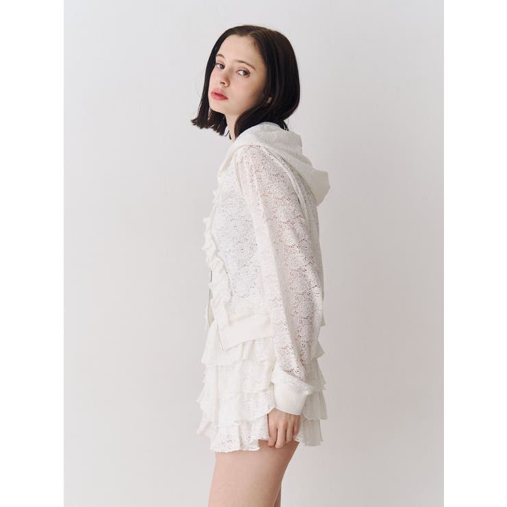 レースティアードミニスカート【セットアップ対応】 | jouetie | 詳細画像4 