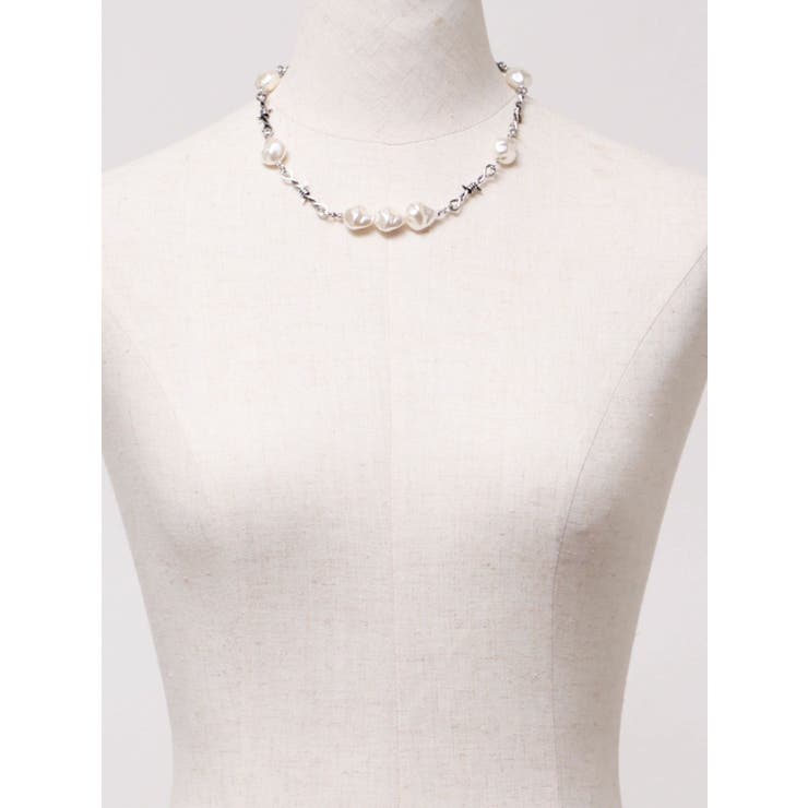 ワイヤーライクパールネックレス | jouetie | 詳細画像6 