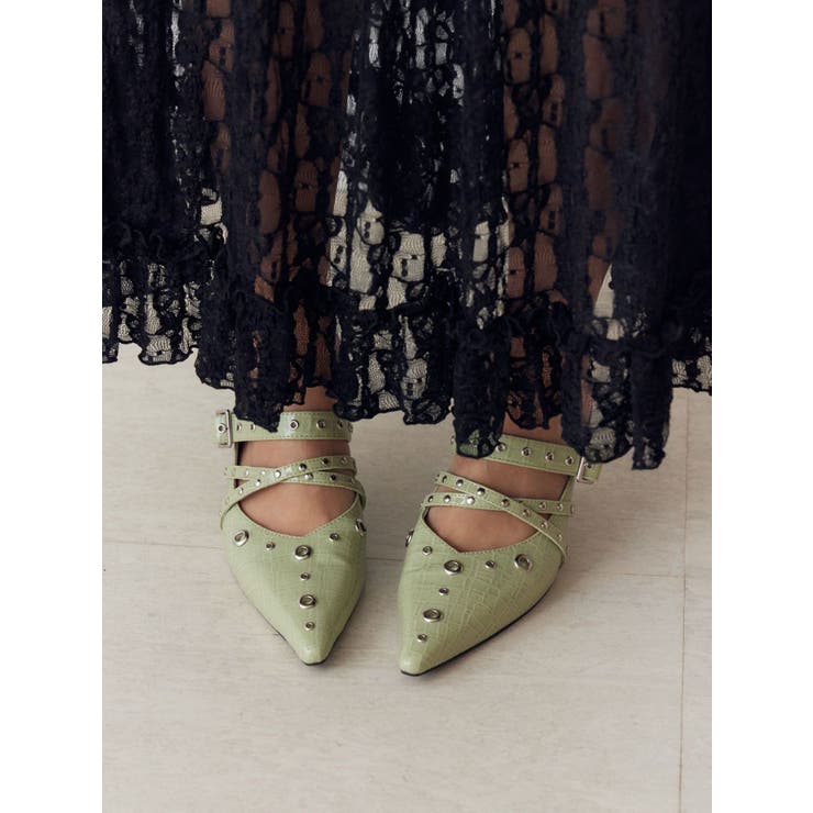 ハトメポインテッドパンプス | jouetie | 詳細画像3 