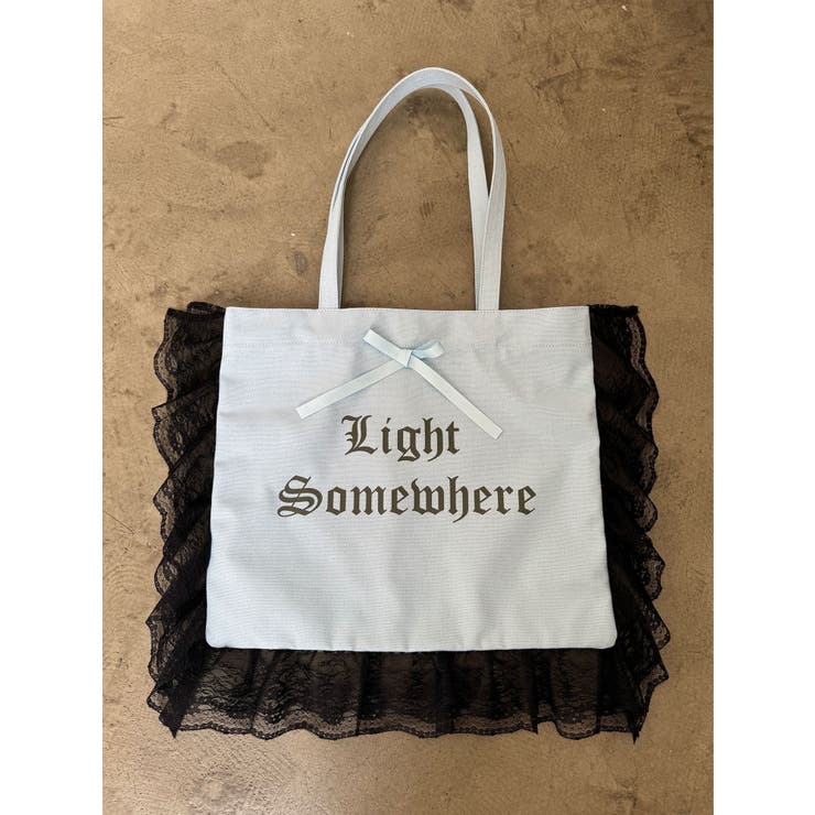 ロゴレースフリルトートバッグ | jouetie | 詳細画像12 