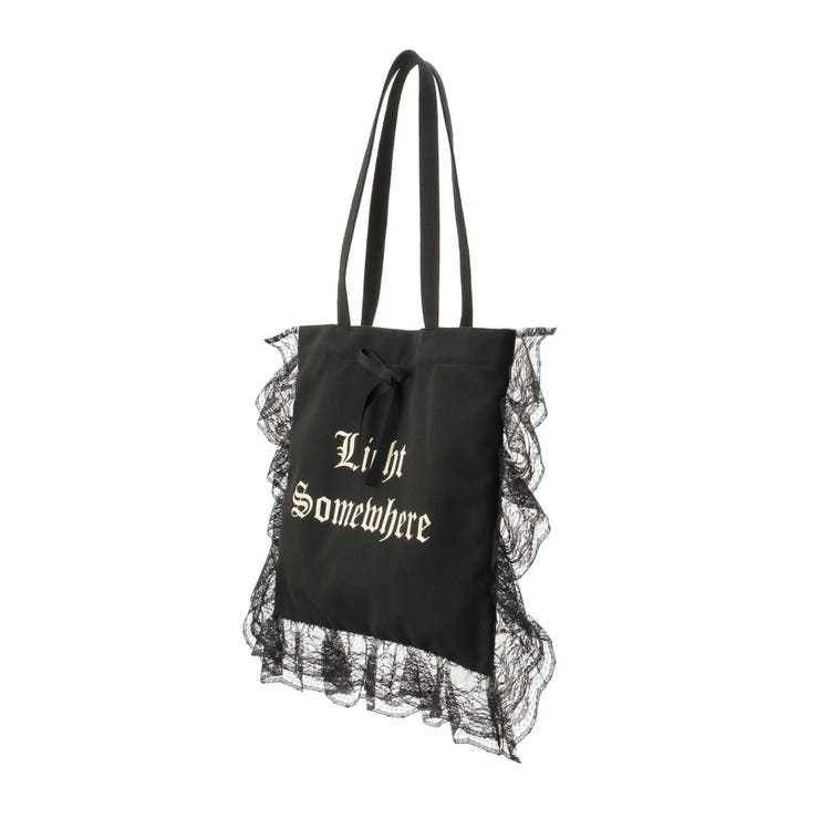 ロゴレースフリルトートバッグ | jouetie | 詳細画像13 