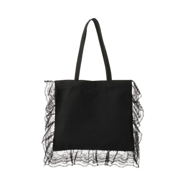 ロゴレースフリルトートバッグ | jouetie | 詳細画像14 