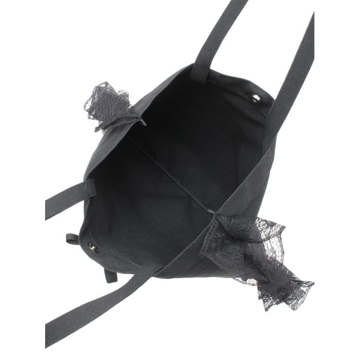 ロゴレースフリルトートバッグ | jouetie | 詳細画像15 