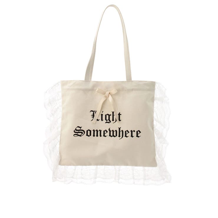 ロゴレースフリルトートバッグ | jouetie | 詳細画像16 