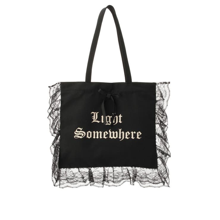 ロゴレースフリルトートバッグ | jouetie | 詳細画像19 