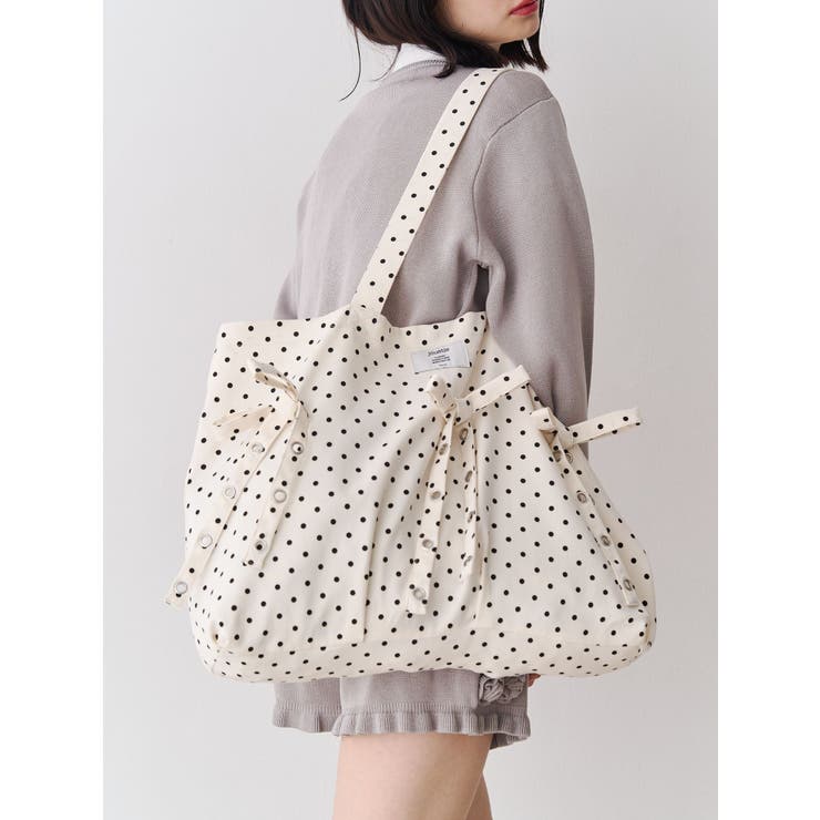 ハトメリボンビッグトート | jouetie | 詳細画像1 