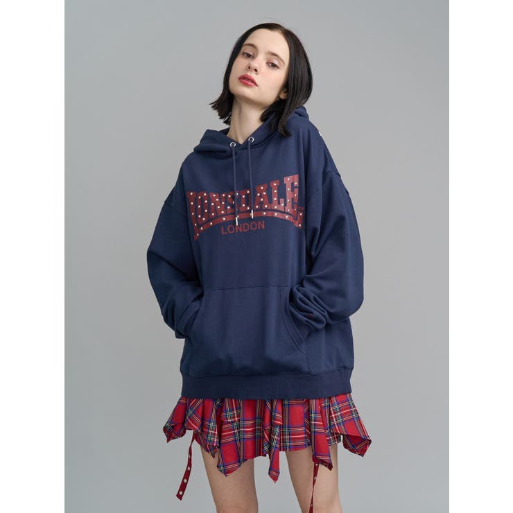 【LONSDALE×jouetie】スタッズBIGフーディー | jouetie | 詳細画像3 