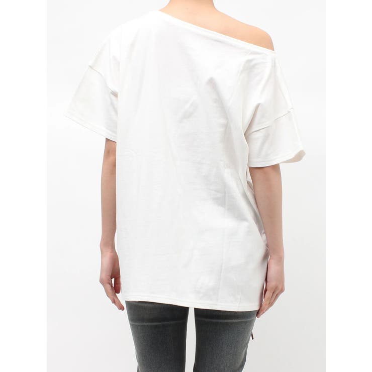チェリーワンショルルーズTシャツ | jouetie | 詳細画像32 