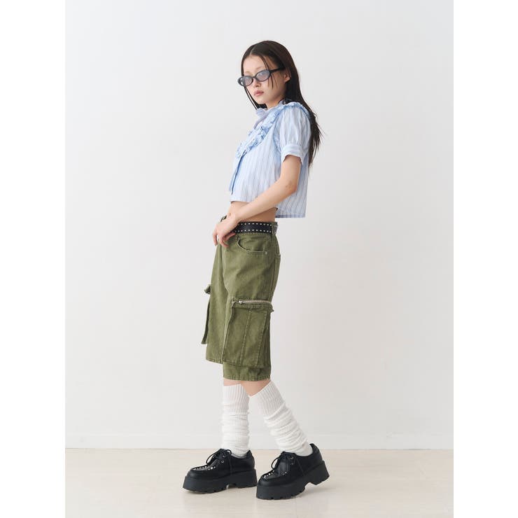 フリルカラーローズチョーカーブラウス | jouetie | 詳細画像30 