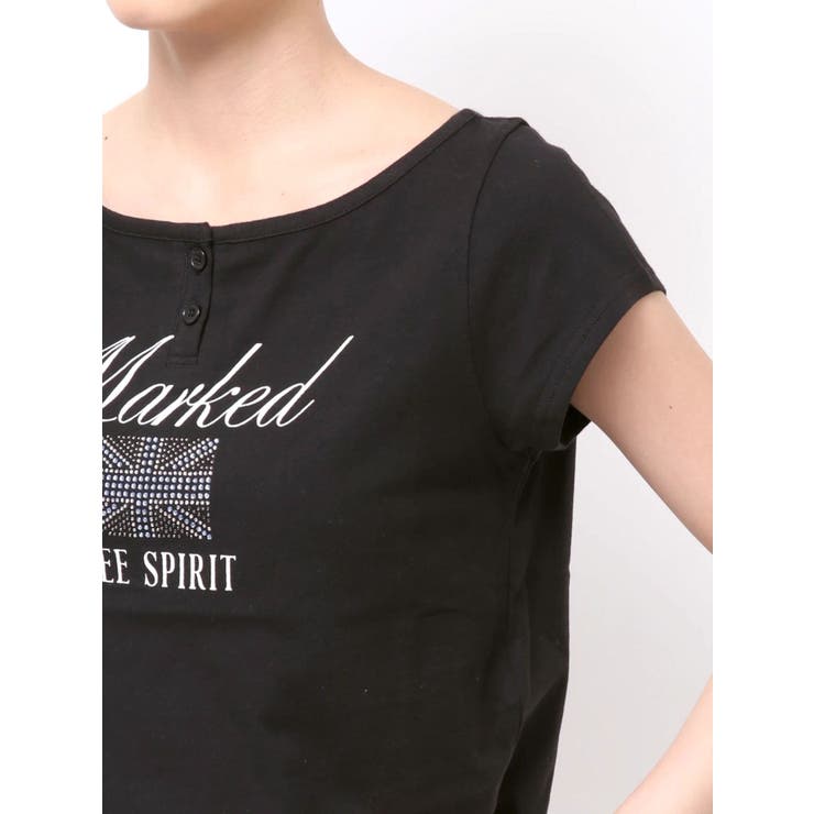 ユニオンジャックラインストーンTシャツ | jouetie | 詳細画像34 