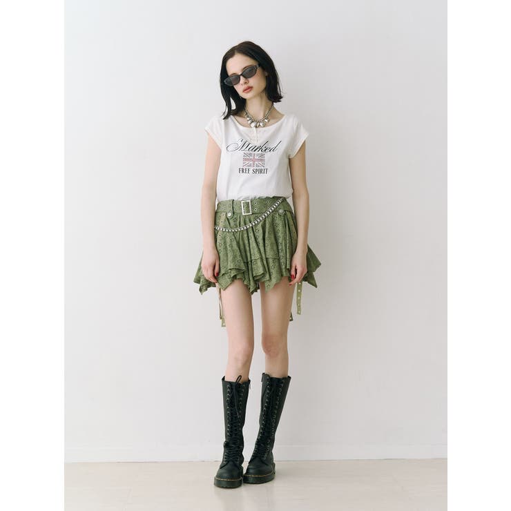 ユニオンジャックラインストーンTシャツ | jouetie | 詳細画像6 