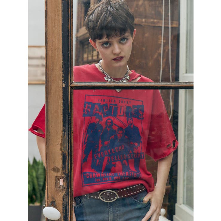 グランジダメージTシャツ | jouetie | 詳細画像11 