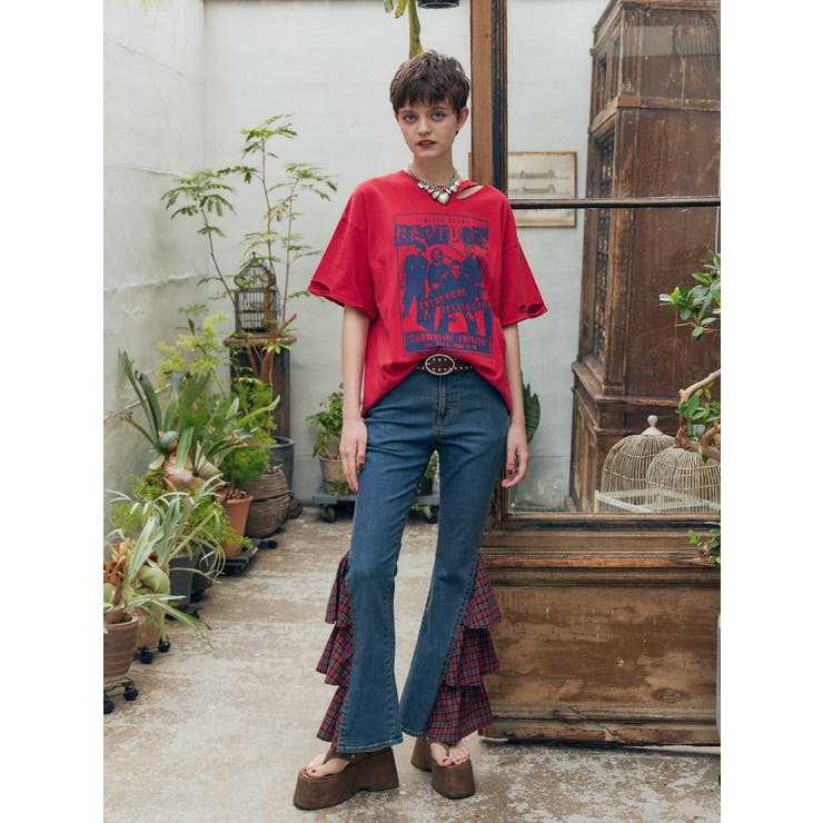 グランジダメージTシャツ | jouetie | 詳細画像14 