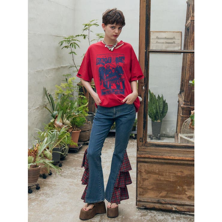 グランジダメージTシャツ | jouetie | 詳細画像15 