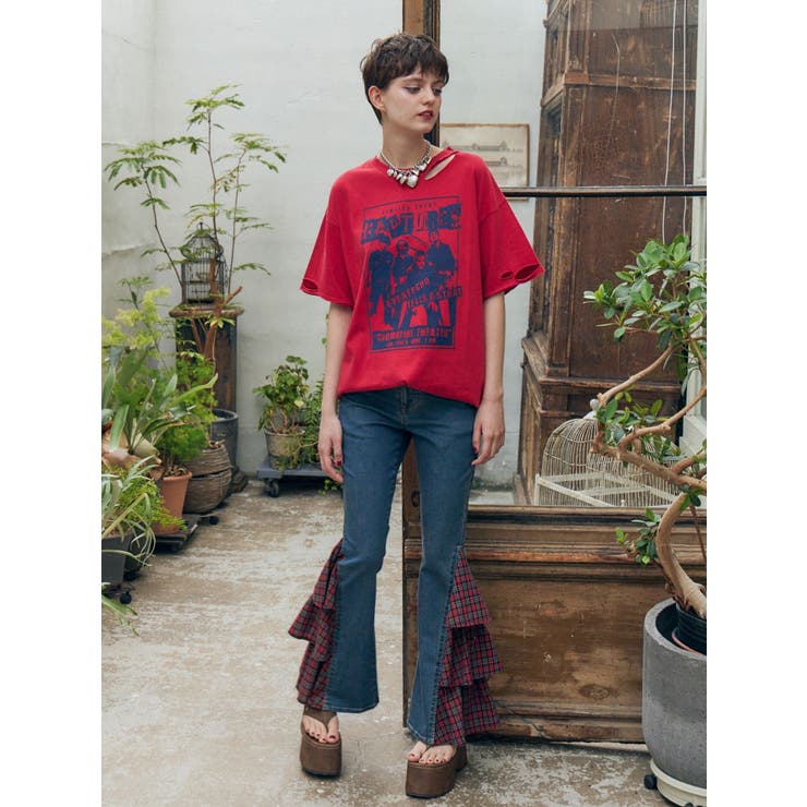 グランジダメージTシャツ | jouetie | 詳細画像17 