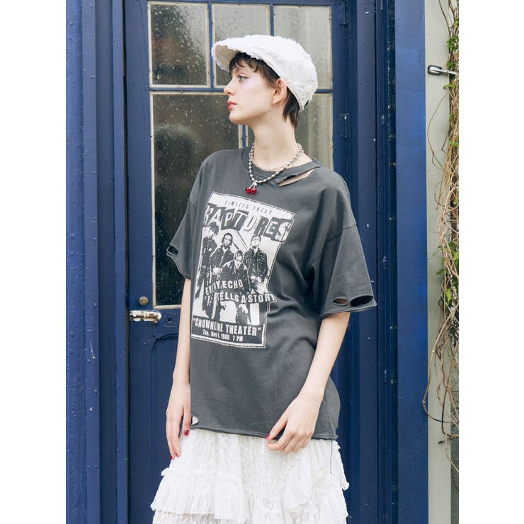 グランジダメージTシャツ | jouetie | 詳細画像34 