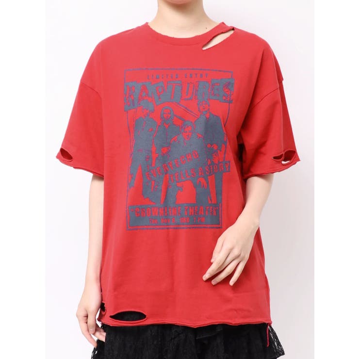 グランジダメージTシャツ | jouetie | 詳細画像48 