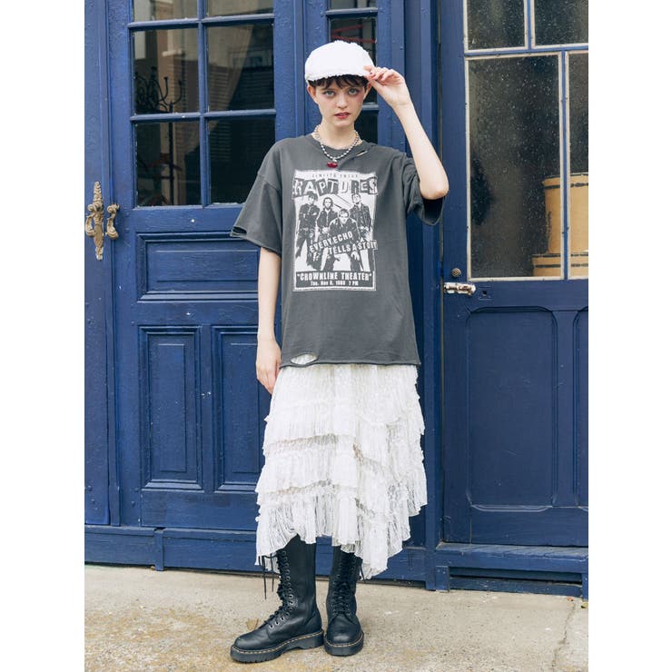グランジダメージTシャツ | jouetie | 詳細画像6 