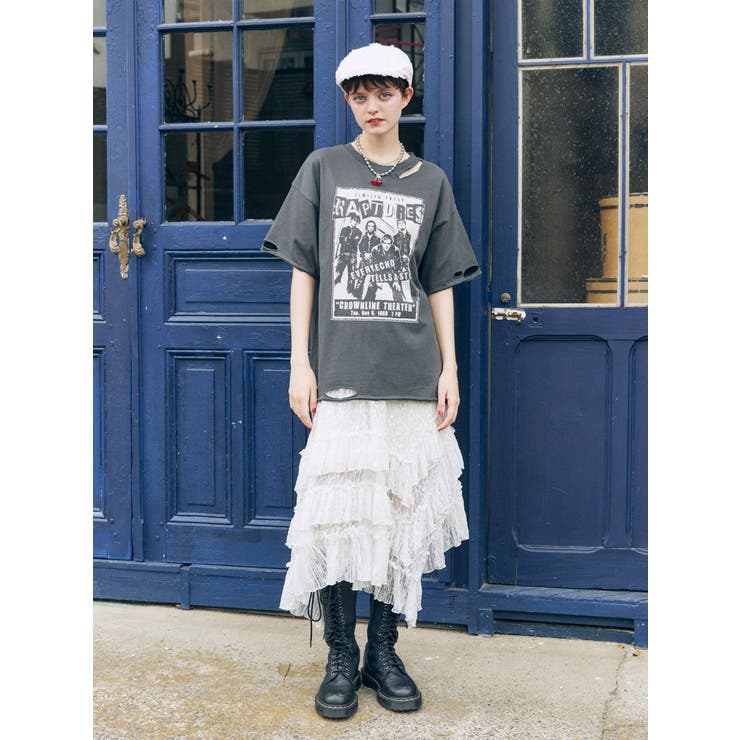 グランジダメージTシャツ | jouetie | 詳細画像8 