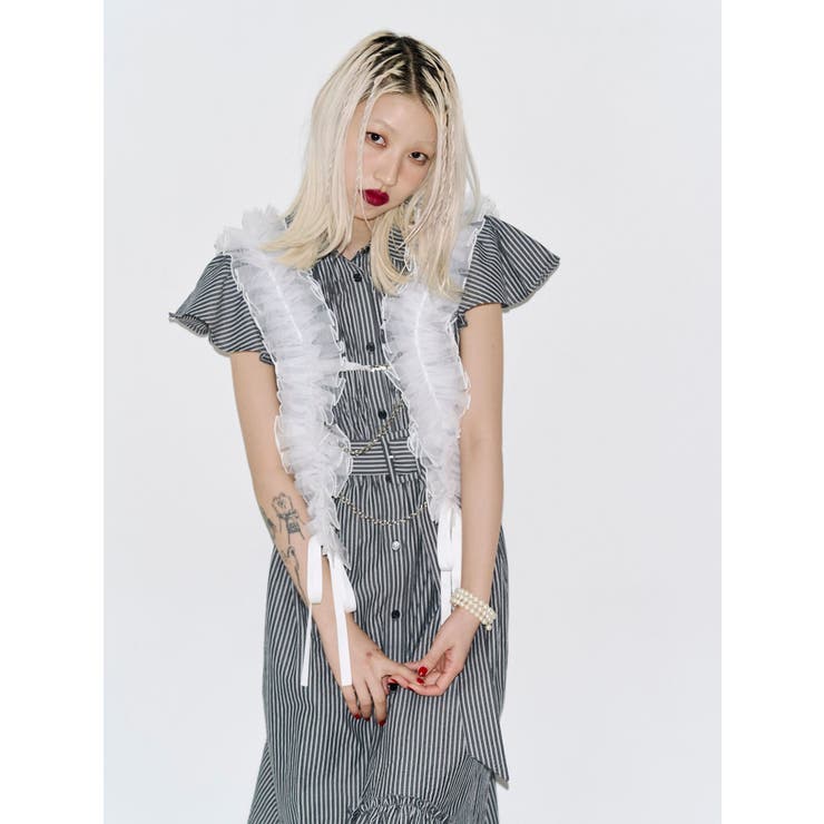シャーリングシャツワンピース | jouetie | 詳細画像6 