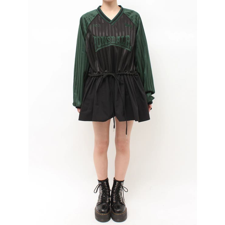 【LONSDALE×jouetie】Vネックチュニックワンピース | jouetie | 詳細画像25 